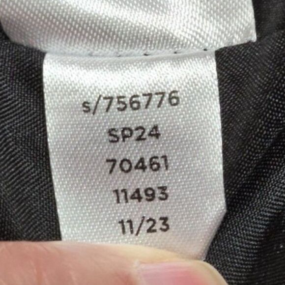 NWT Loft Peak Lapel Modern Blazer in Black Women's Size 12 - Picture 9 of 10